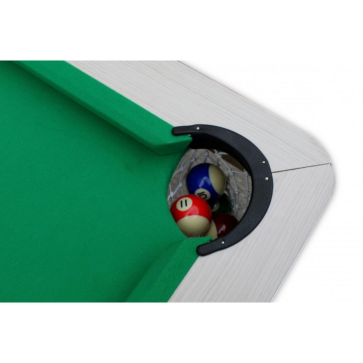 CONCEPT USINE Billard américain en bois avec accessoires inclus ORLANDO