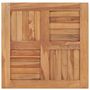 Voir la diapositive 2 : VIDAXL Dessus de table Bois de teck solide 60x60x2,5 cm