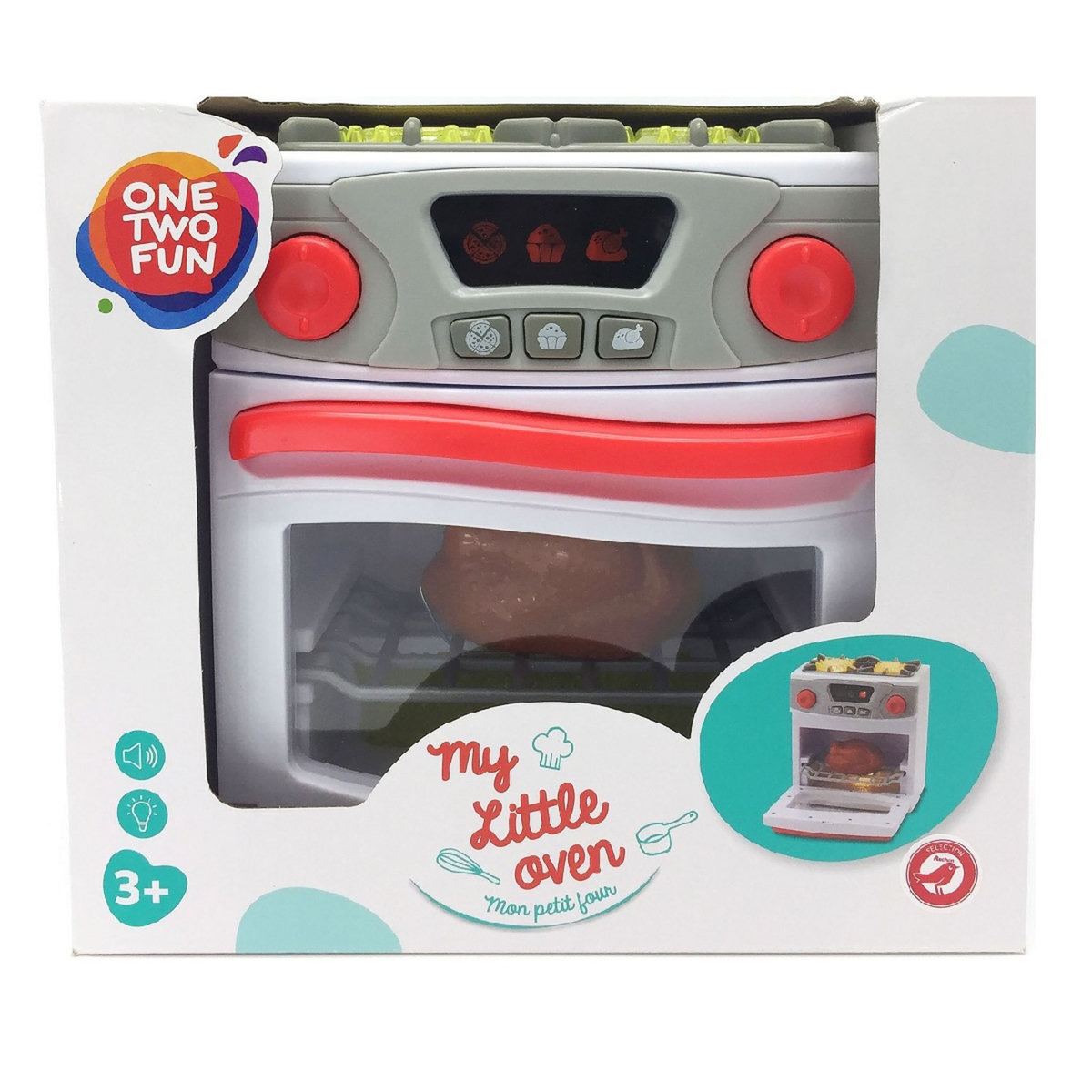 One Two Fun Mon four électrique sonore et lumineux - Jouet d'imitation