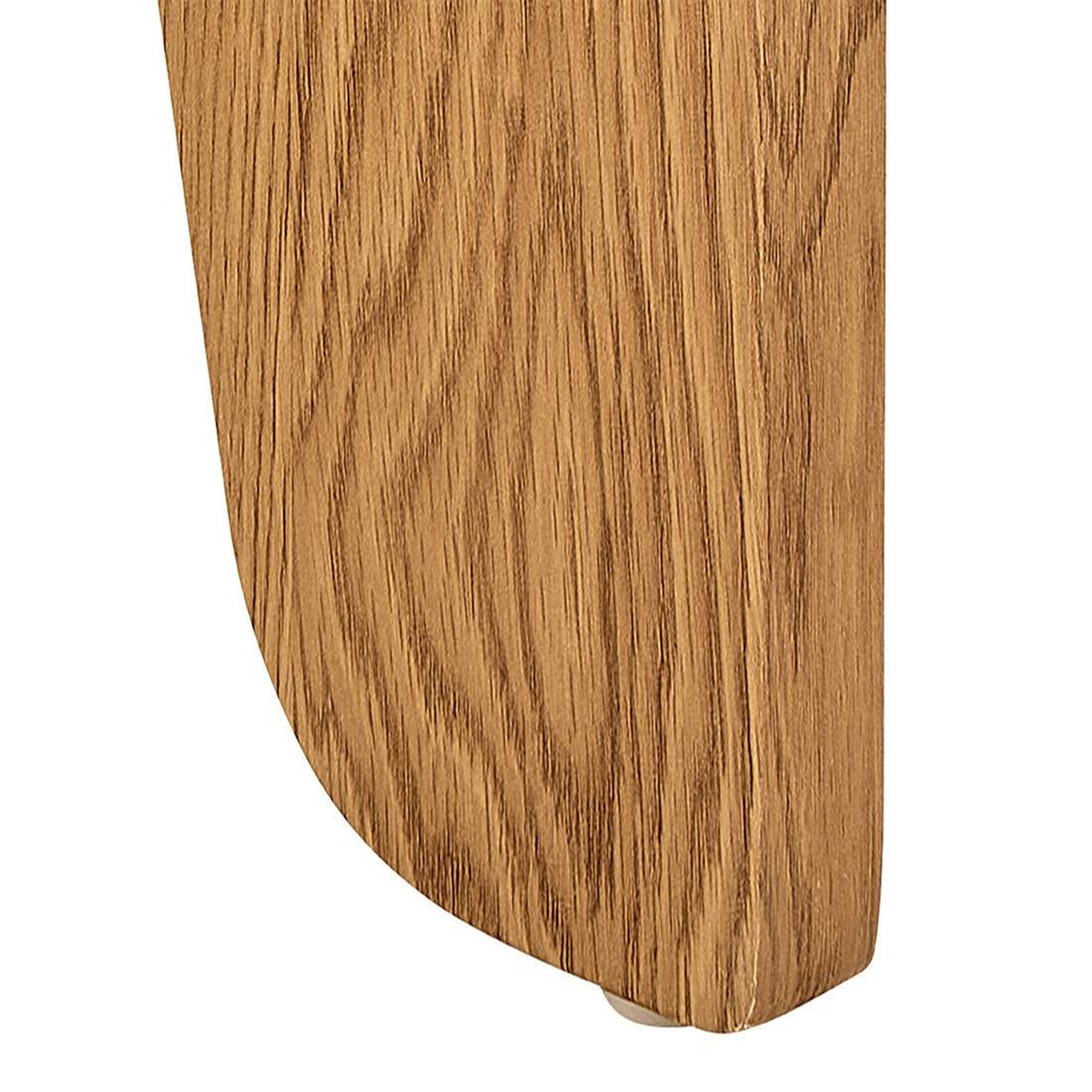 Voir la diapositive 3 : LISA DESIGN Noeva - bout de canapé - pieds en chêne - plateau effet travertin - 50 cm