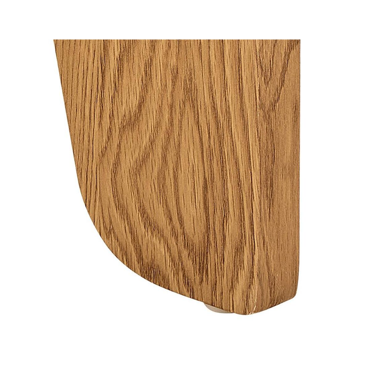 LISA DESIGN Noeva - bout de canapé - pieds en chêne - plateau effet travertin - 50 cm