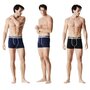 Voir la diapositive 6 : SERGE BLANCO Lot de 6 boxers homme ceinture sublimation Serge Blanco