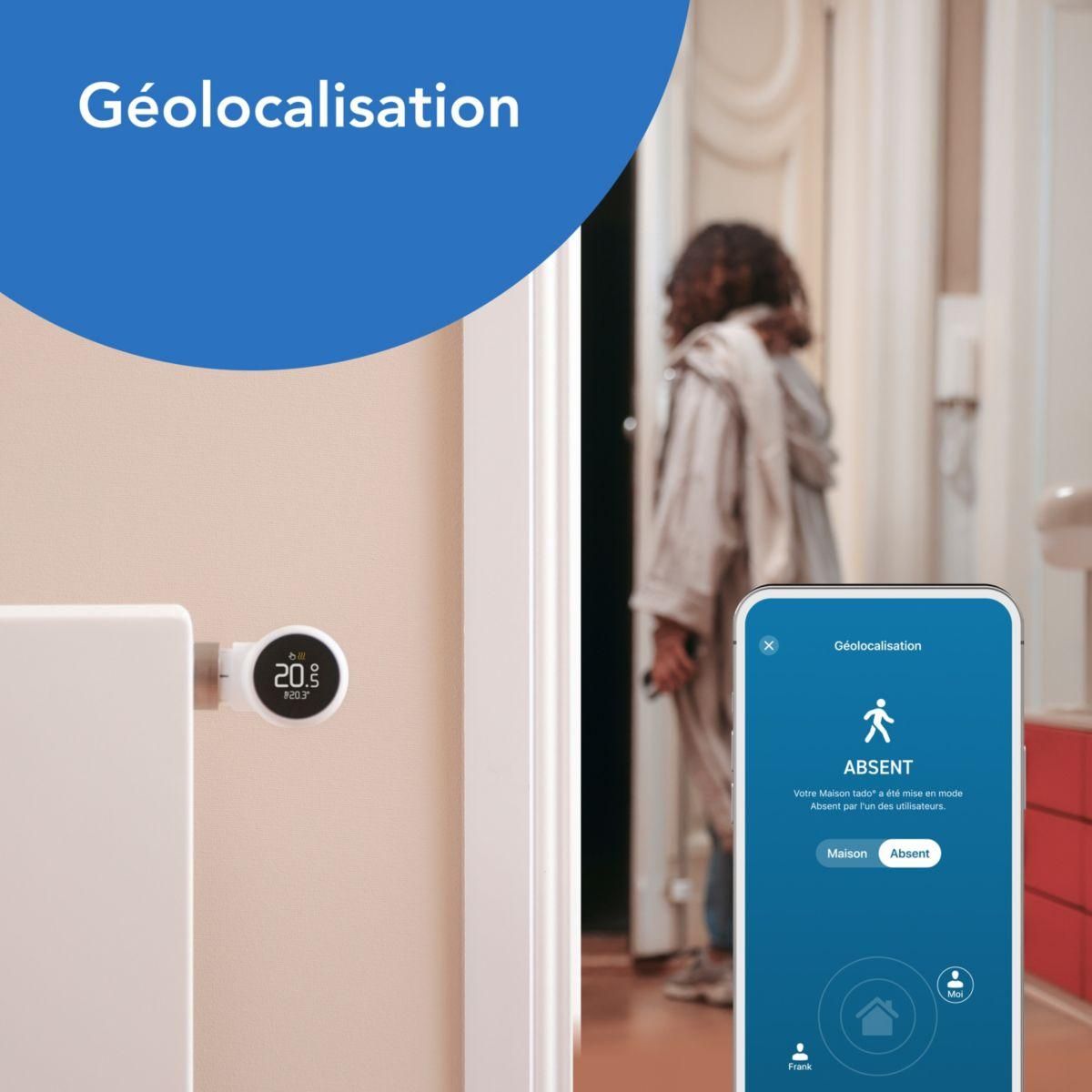 Tado Tête thermostatique connectée Quattro Pack X