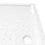 VIDAXL Receveur de douche avec picots Blanc 80x120x4 cm ABS