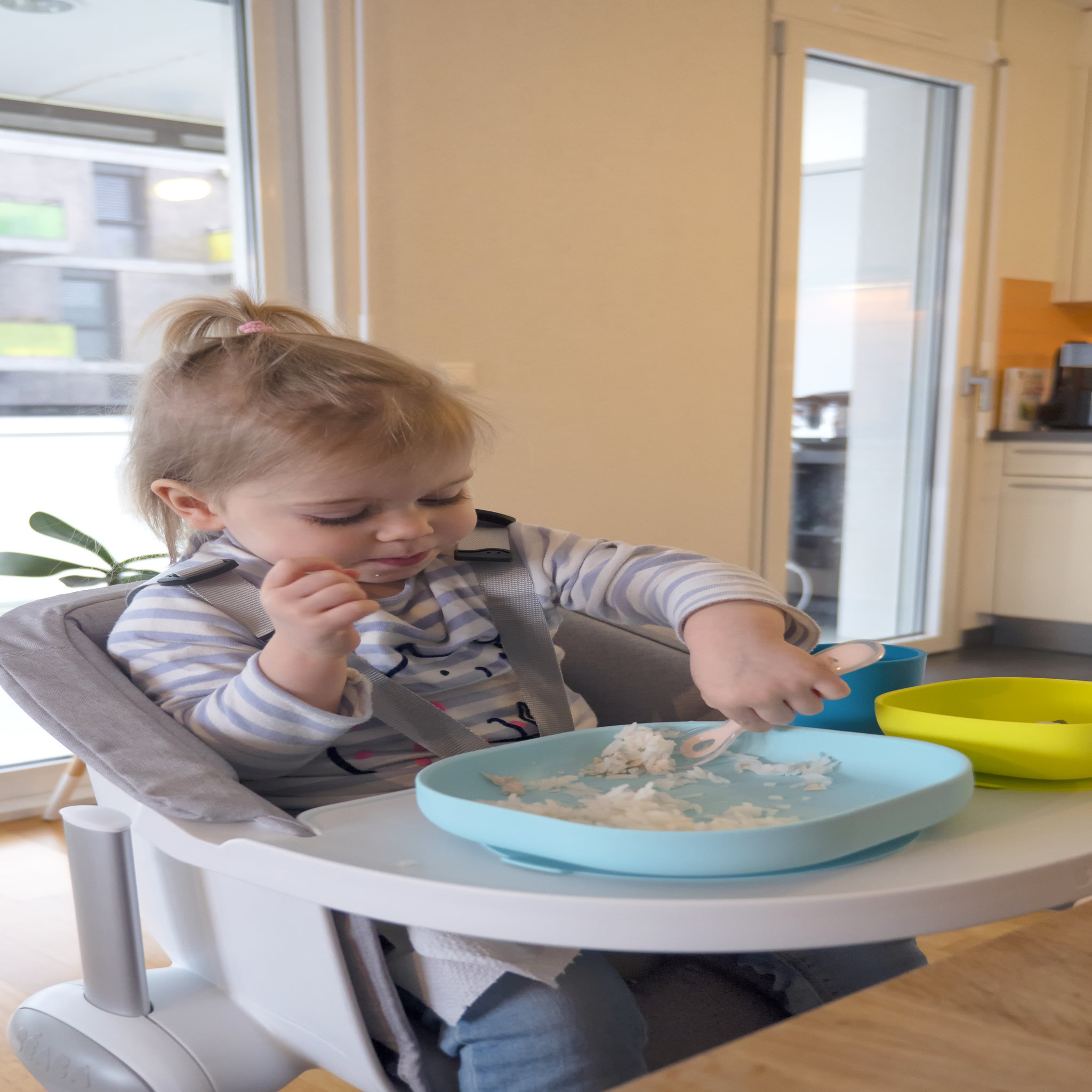 Voir la diapositive 3 : BEABA Bol en silicone avec ventouse 