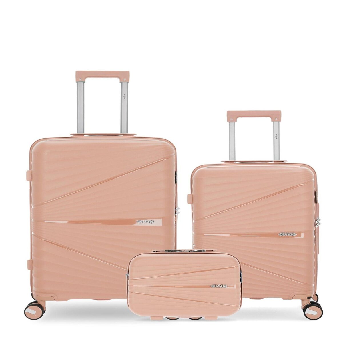 OBAGO OBAGO - LOT DE 3 - Valises weekend, cabine et grand vanity VELA