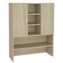 Voir la diapositive 2 : VIDAXL Meuble pour machine a laver Chene sonoma 70,5x25,5x90 cm
