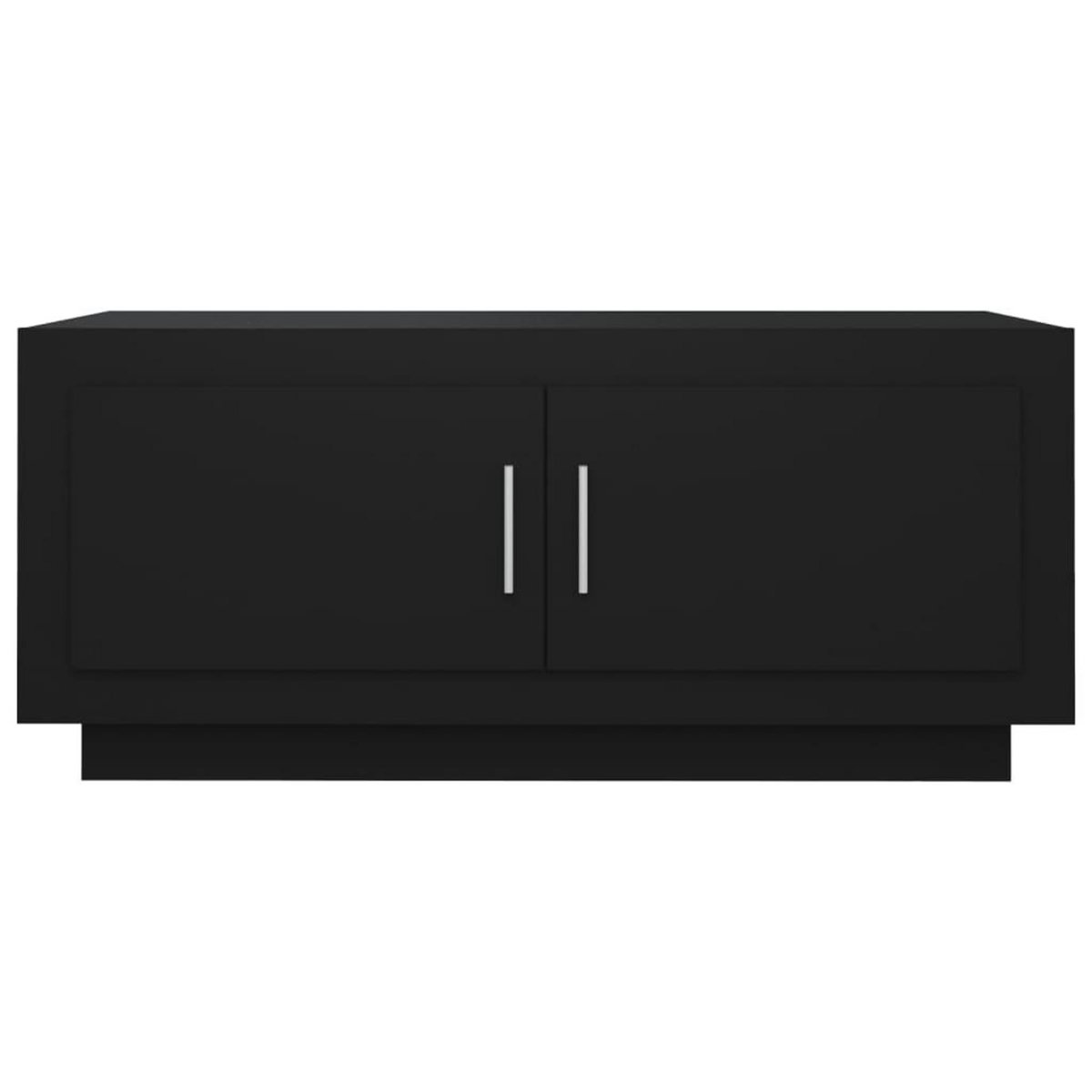 VIDAXL Table basse noir 102x50x45 cm bois d'ingenierie