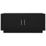 Voir la diapositive 3 : VIDAXL Table basse noir 102x50x45 cm bois d'ingenierie