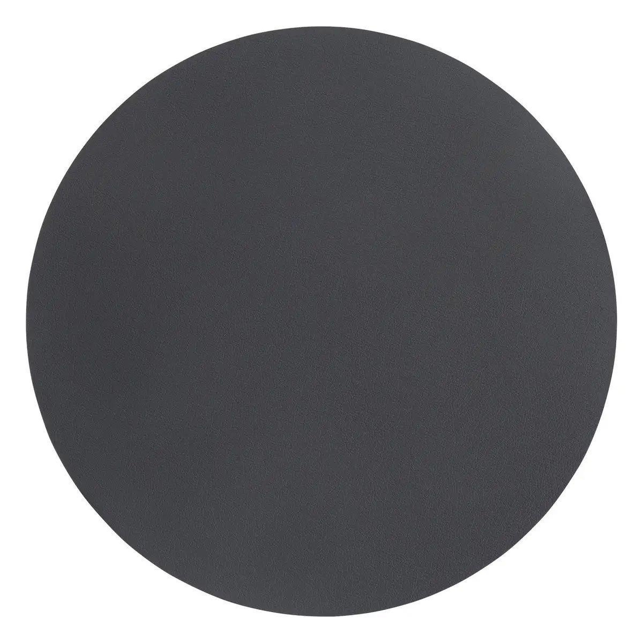 SECRET DE GOURMET Set de table rond  tenor  38cm gris