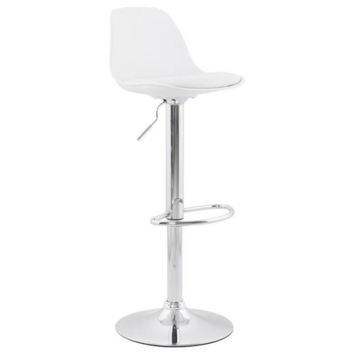 Paris Prix Tabouret de Bar  Queen  81-104cm Blanc