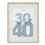 ATMOSPHERA Cadre Photo en Verre  Manu  30x40cm Naturel