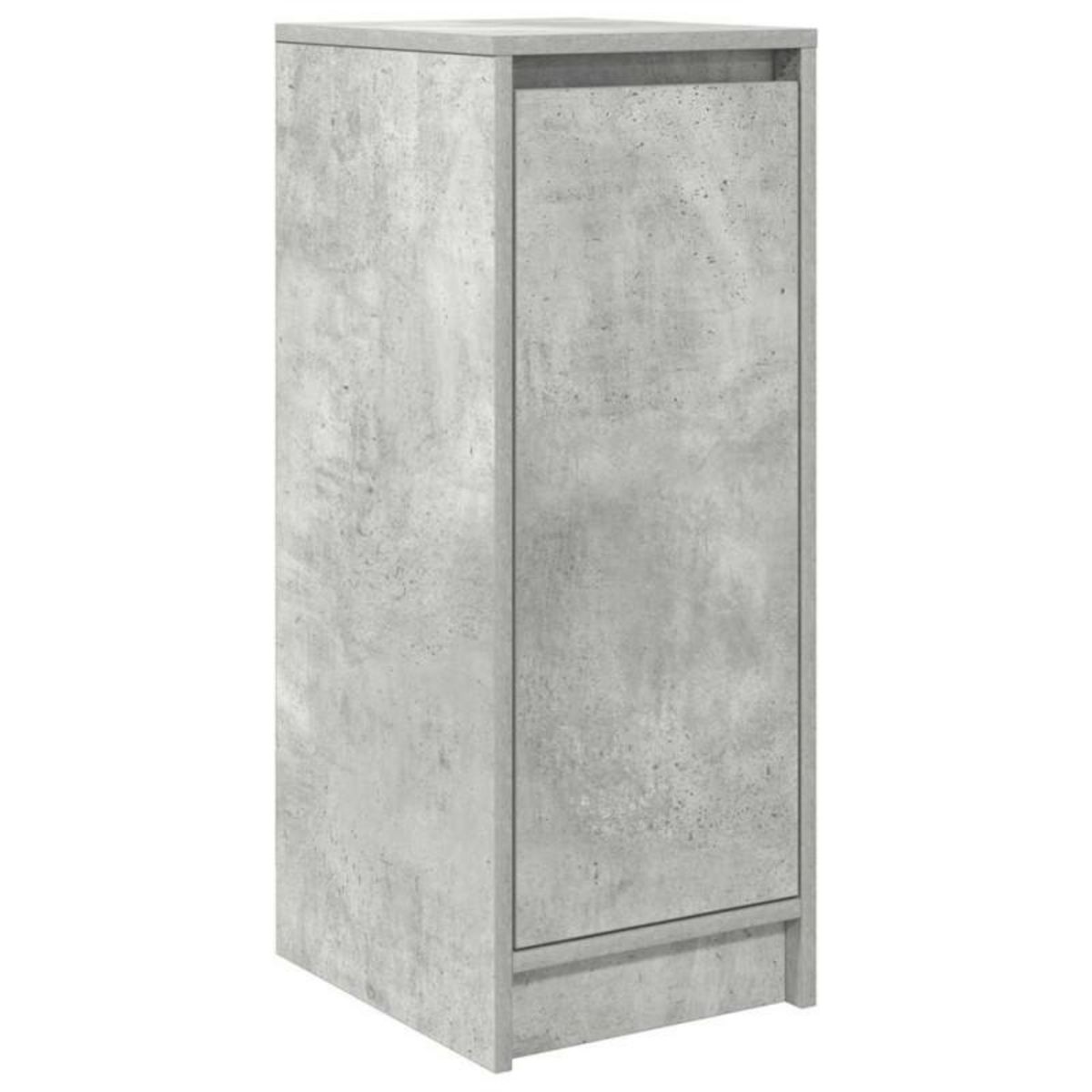 VIDAXL Armoire à chaussures gris béton 29,5x34x76 cm bois d ingénierie