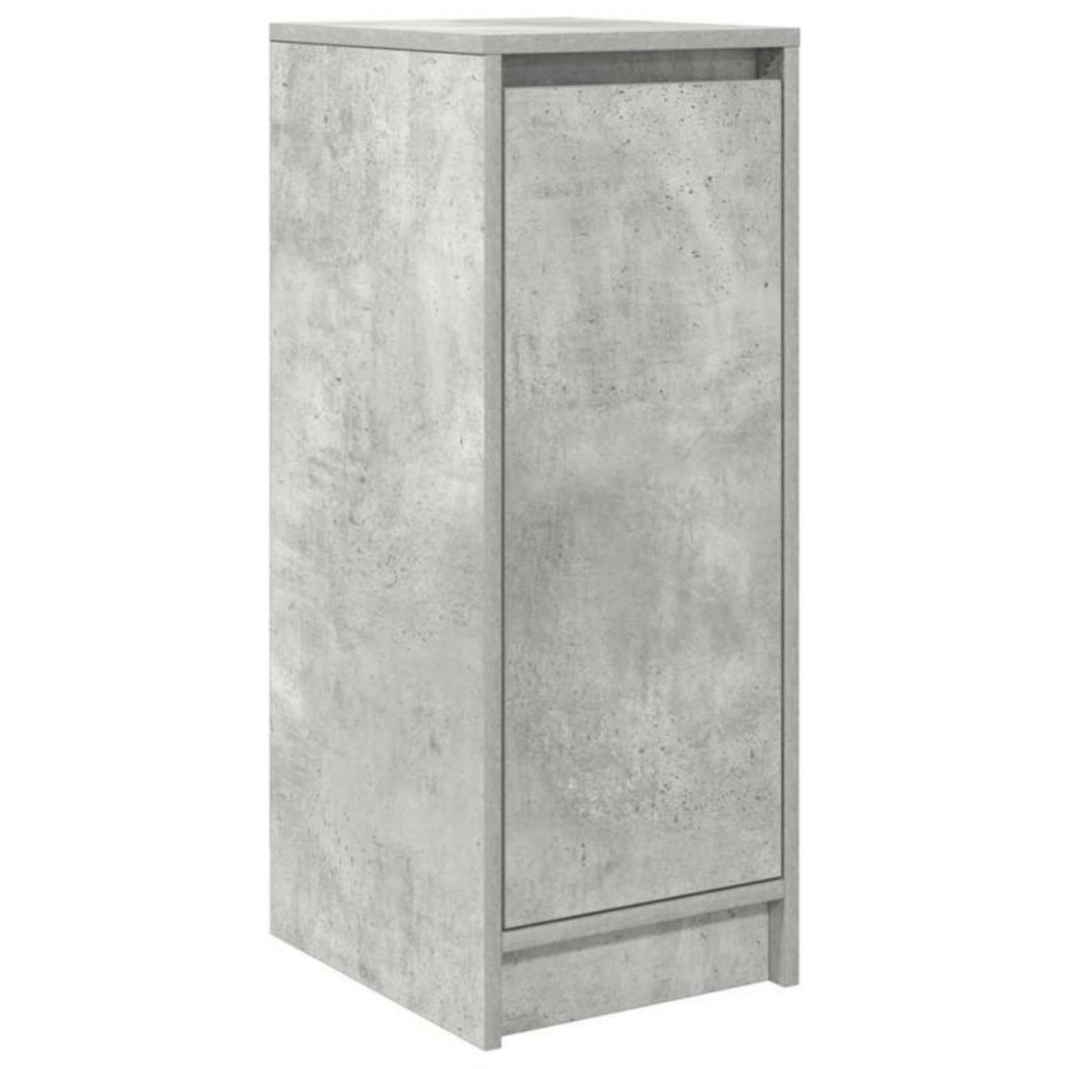 VIDAXL Armoire à chaussures gris béton 29,5x34x76 cm bois d ingénierie