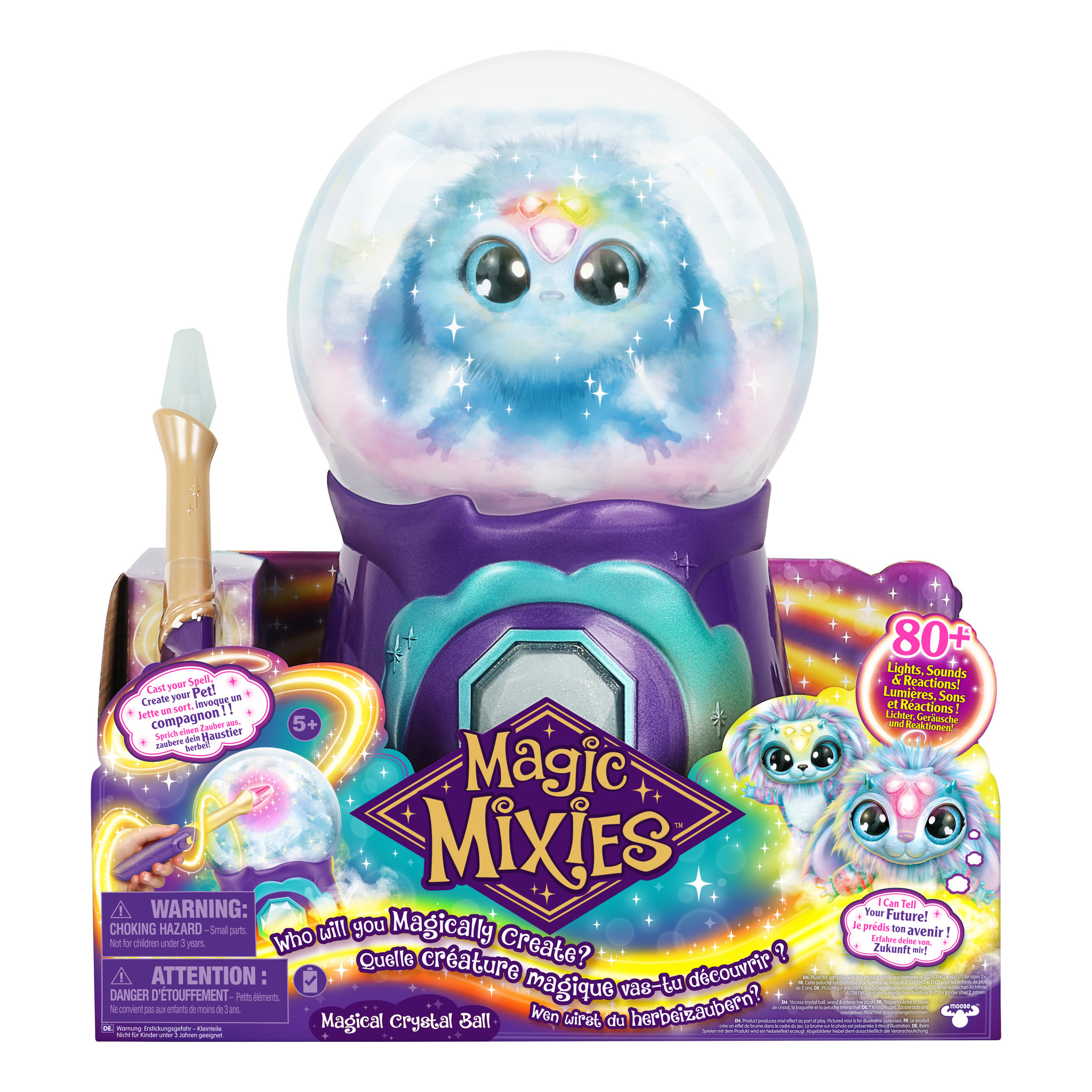 Voir la diapositive 1 : MOOSE TOYS My Magic Mixies Boule de Crystal Bleue