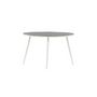 Voir la diapositive 2 : Paris Prix Table de Jardin Ronde  Break  120cm Gris