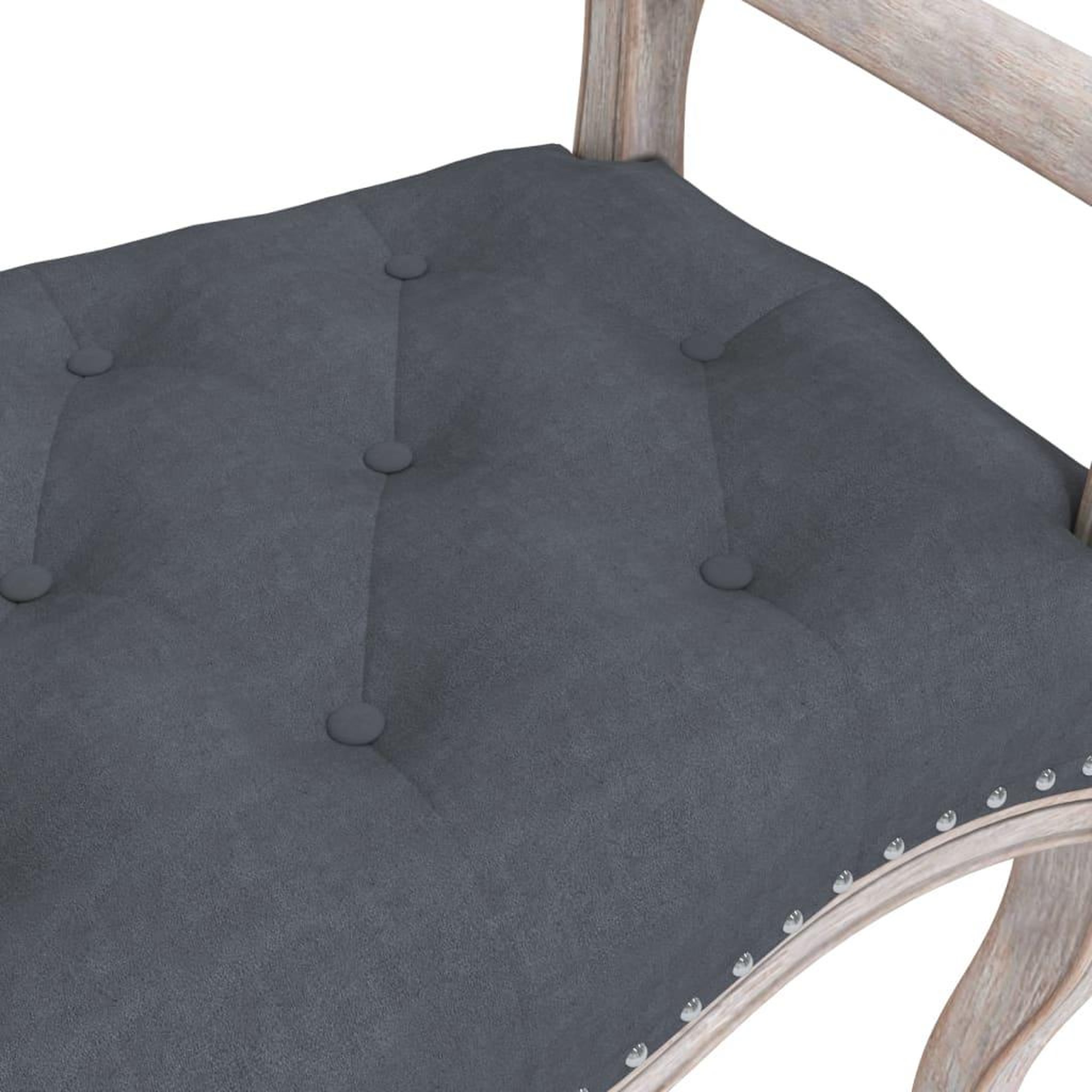 Voir la diapositive 5 : VIDAXL Banc Gris fonce 80x45x60 cm Velours