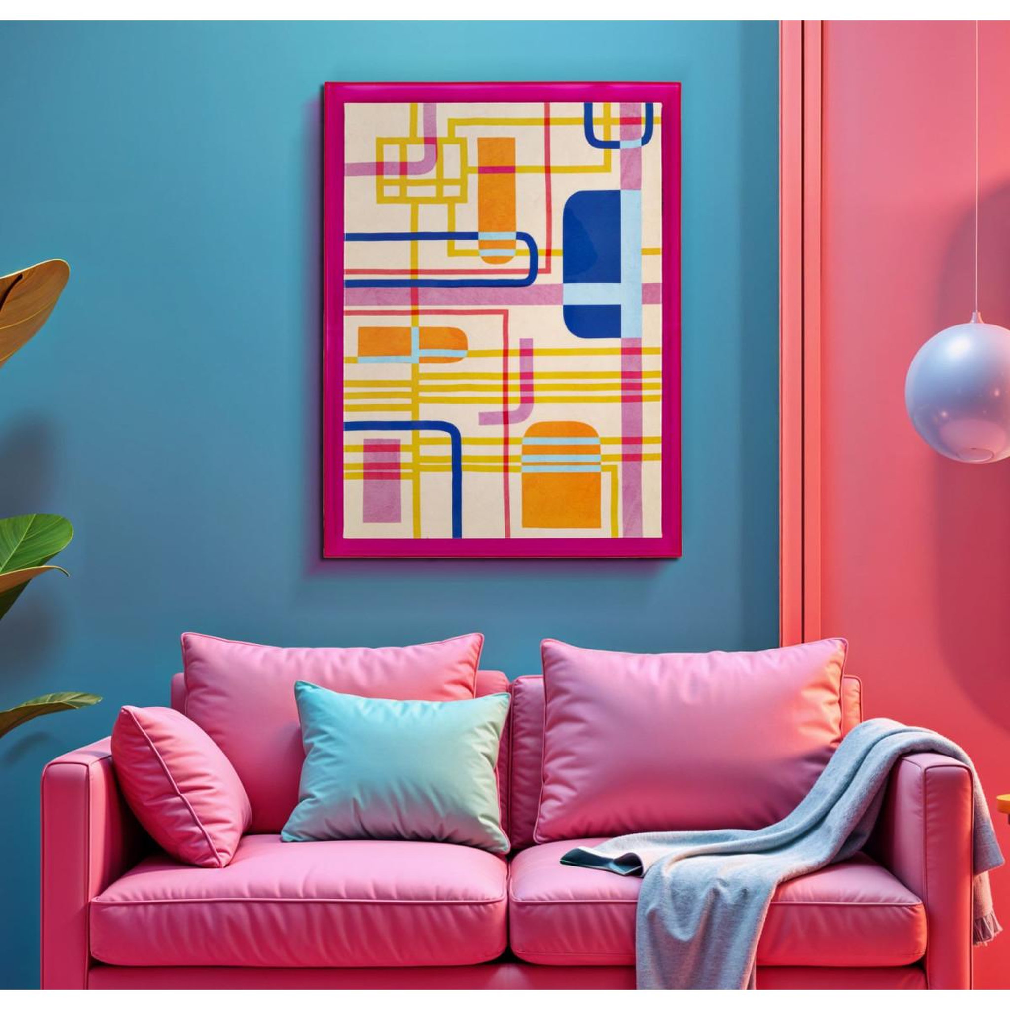 Voir la diapositive 6 : Paris Prix Tableau imprimé  modis i  60x80cm multicolore