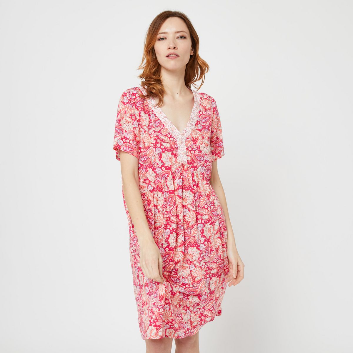 INEXTENSO Robe Fuchsia femme