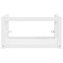 Voir la diapositive 3 : VIDAXL Cadre de lavabo de salle de bain mural Blanc 59x38x31 cm Fer