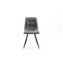 Voir la diapositive 1 : Lot de 2 chaises pieds métal noir CHLOE