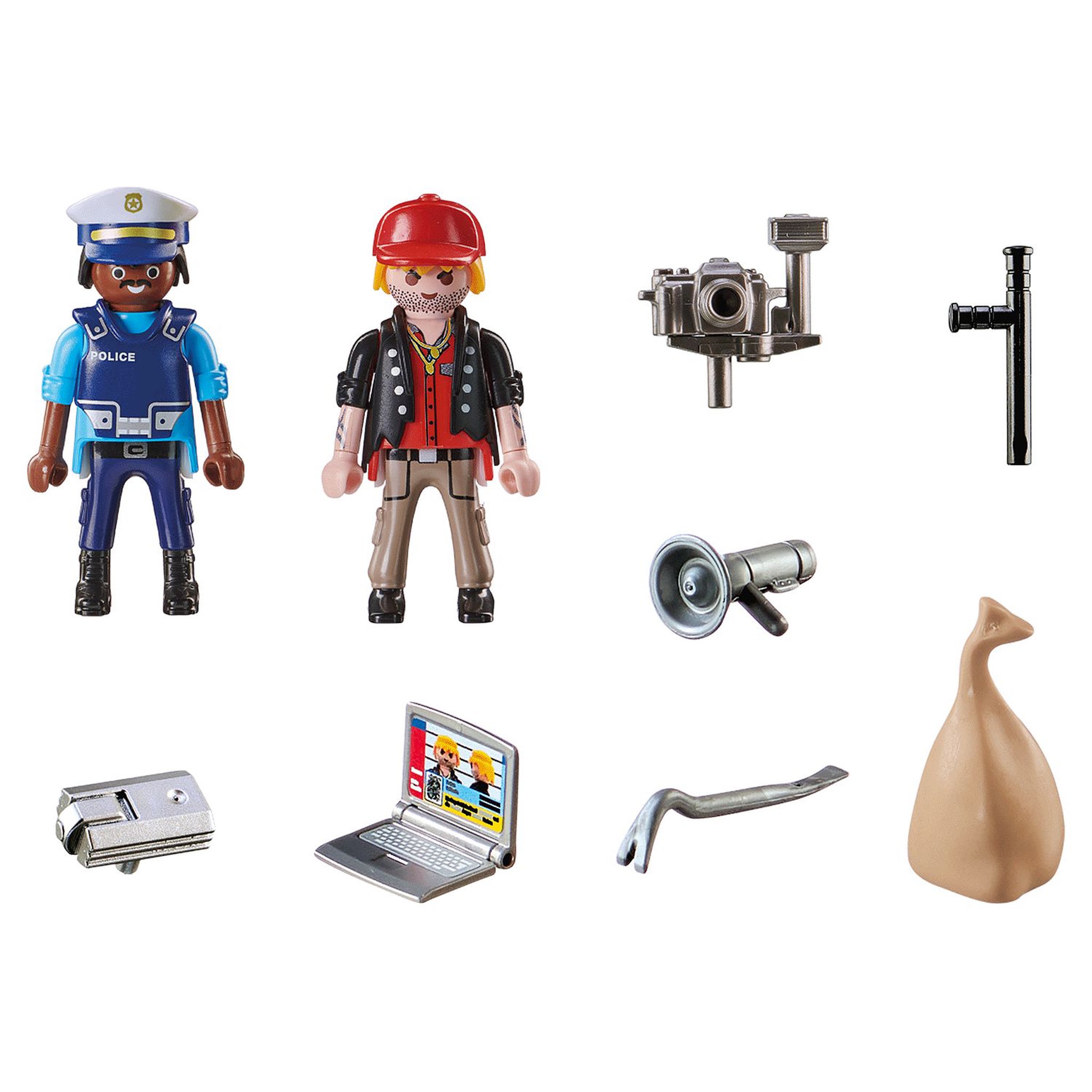 Voir la diapositive 2 : PLAYMOBIL 70498 - City Action - Starter Pack Bureau de police