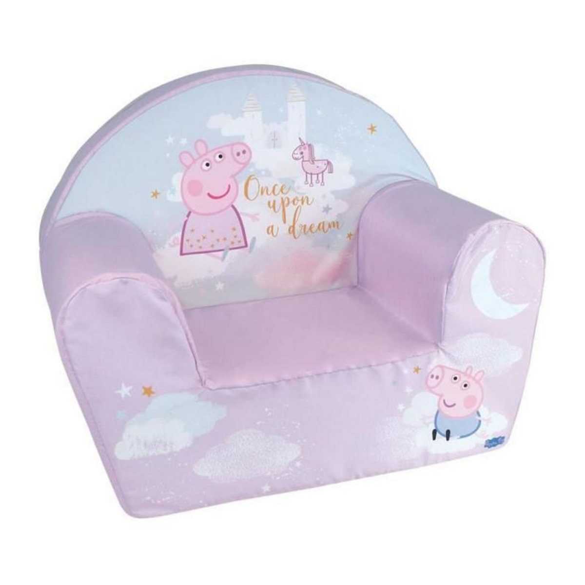 Fun House FUN HOUSE Peppa Pig Fauteuil Club - l.52 x P.33 x H.42 cm - Pour enfant origine France garantie