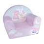 Voir la diapositive 2 : Fun House FUN HOUSE Peppa Pig Fauteuil Club - l.52 x P.33 x H.42 cm - Pour enfant origine France garantie