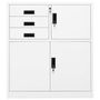 Voir la diapositive 2 : VIDAXL Armoire de bureau Blanc 90x40x102 cm Acier