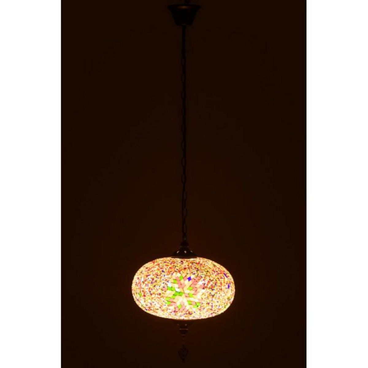 Paris Prix Lampe Suspension Mosaïque  Neal  30cm Multicolore