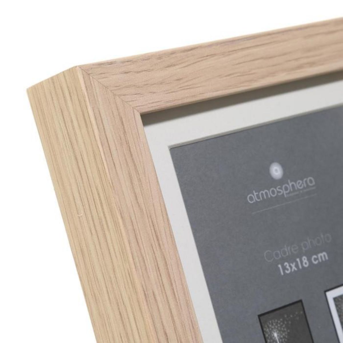 ATMOSPHERA Cadre Photo Déco  Eva  13x18cm Naturel
