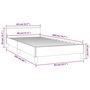 Voir la diapositive 6 : VIDAXL Cadre de lit et tete de lit sans matelas noir 80x200 cm velours