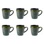 Voir la diapositive 1 : Paris Prix Lot de 6 Mugs  Elia  30cl Vert