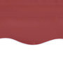 Voir la diapositive 5 : VIDAXL Tissu de remplacement pour auvent Bordeaux rouge 4,5x3 m