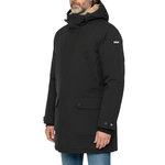 Schott Parkas  Homme Schott Parka Fixe Doublee Sherpa. Coloris disponibles : Noir