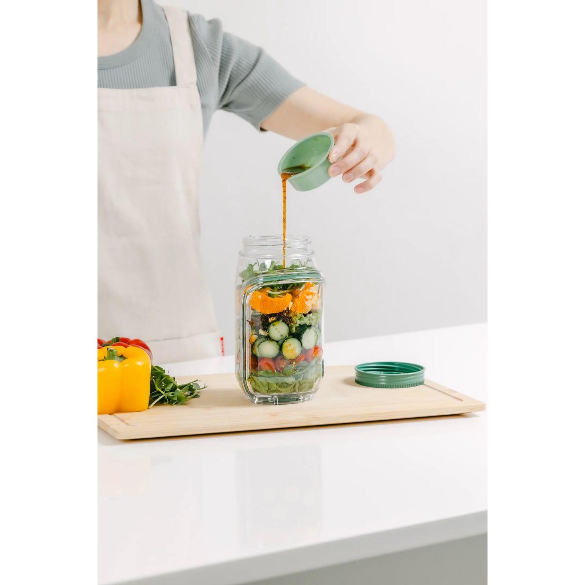 Voir la diapositive 2 : Prepara Boîte alimentaire salad pod