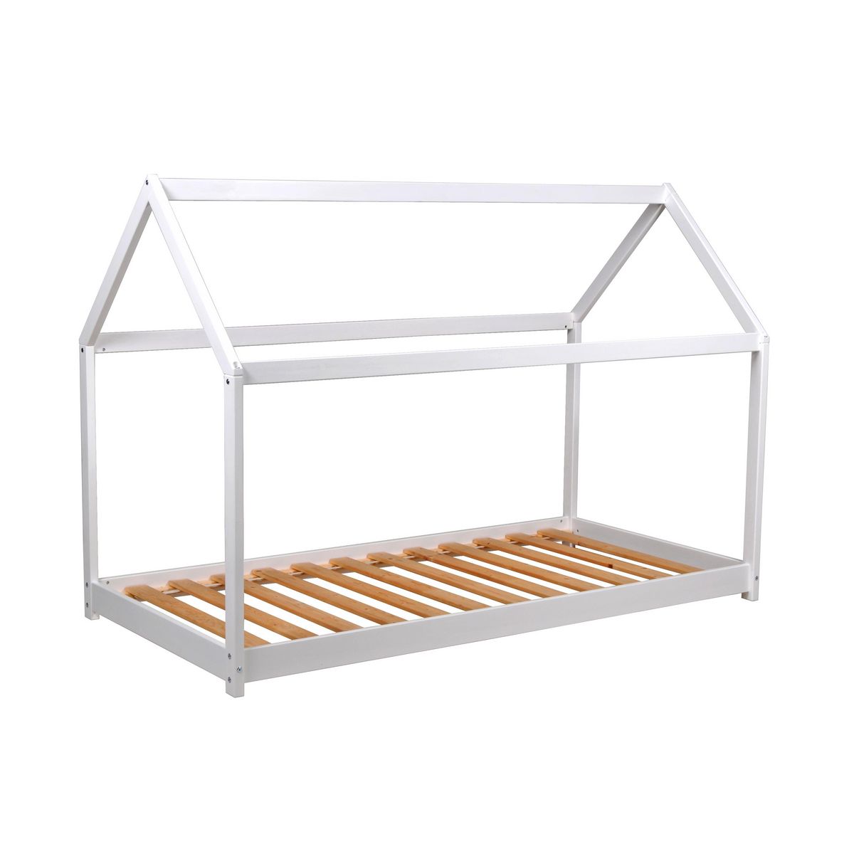 Lit cabane enfant en bois massif 90 x 190 cm LOUIS