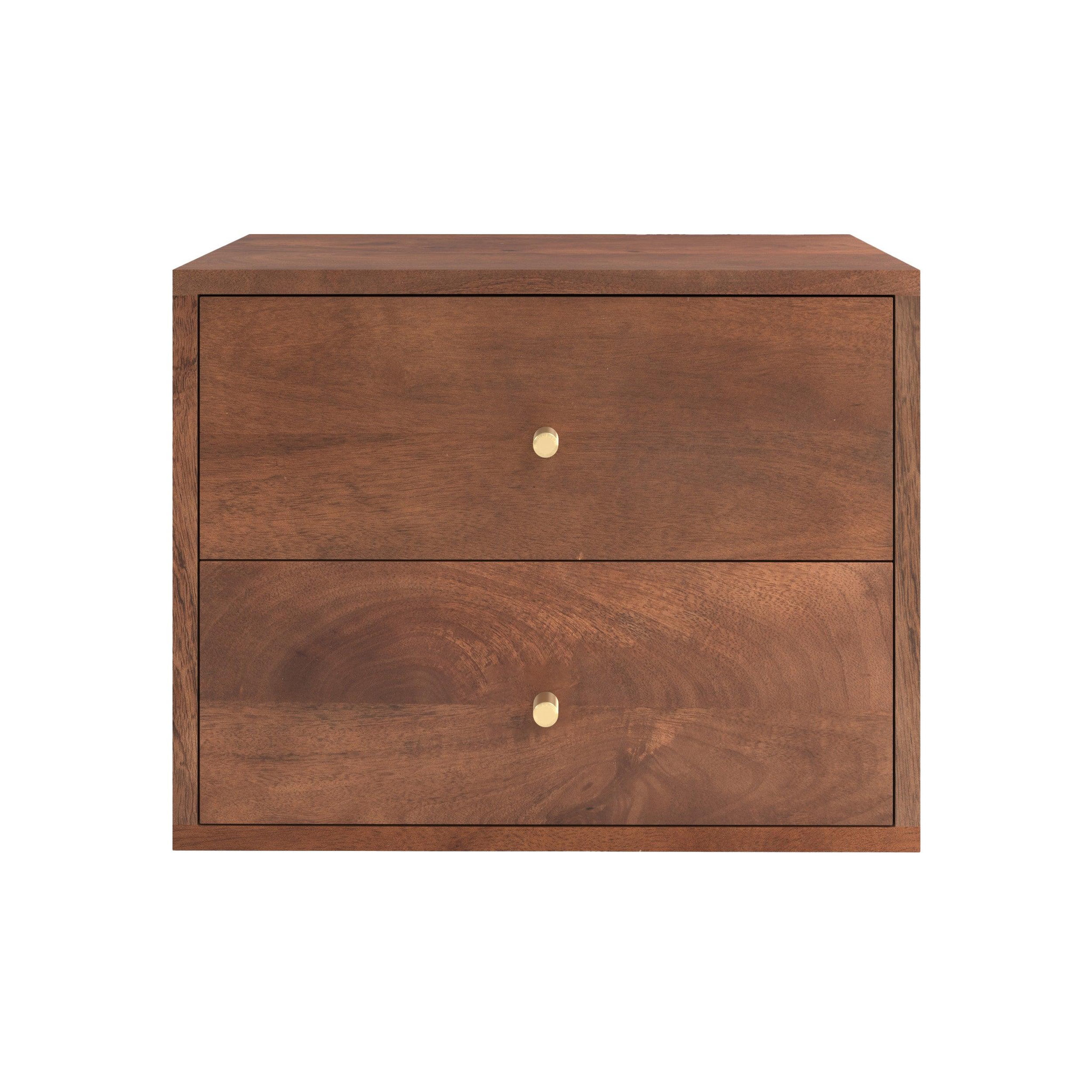 MAISON PAVANE Table de chevet suspendue en bois de manguier-oréa