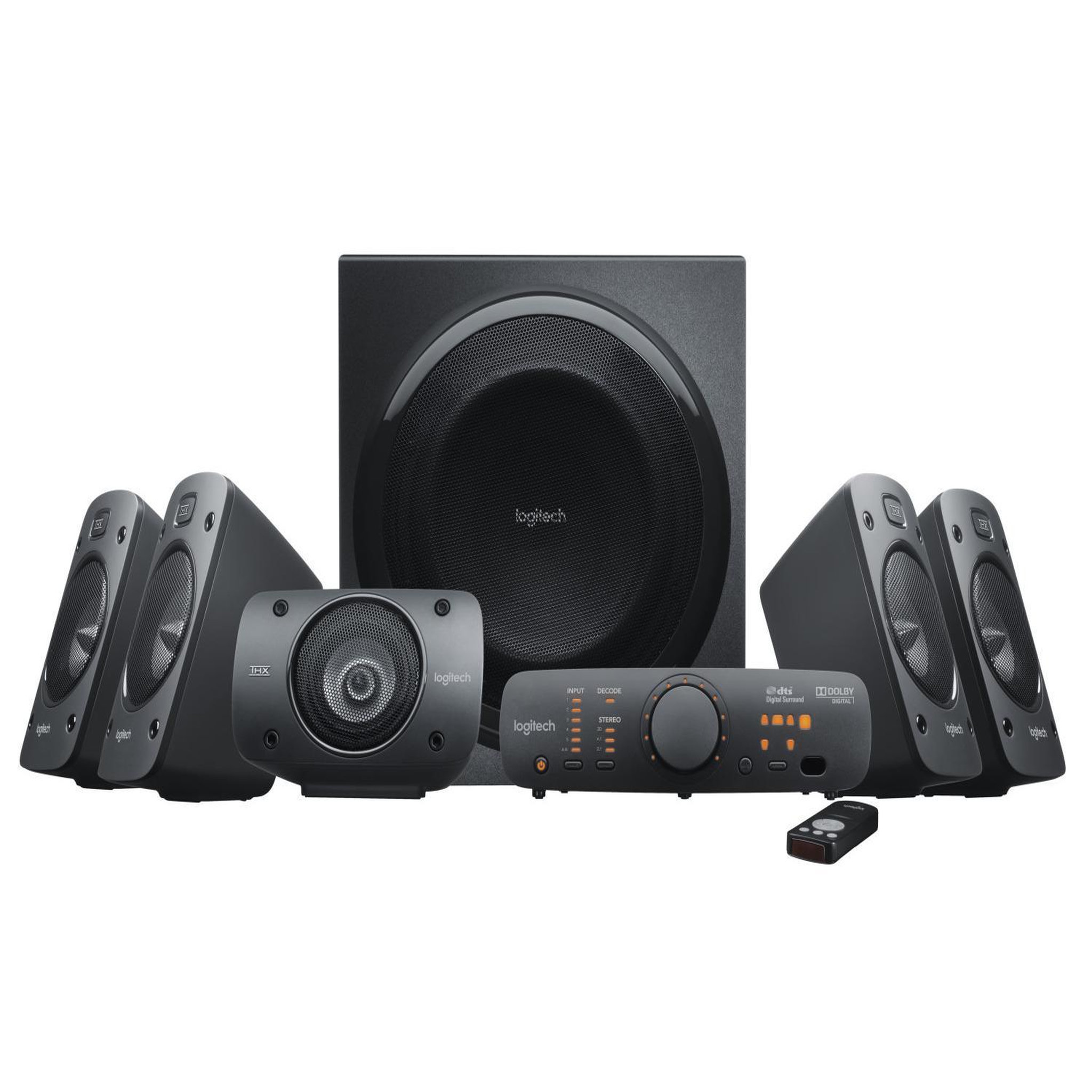 Voir la diapositive 3 : Logitech Logitech z906 set d'enceintes 500 w universel noir 5.1 canaux 67 w
