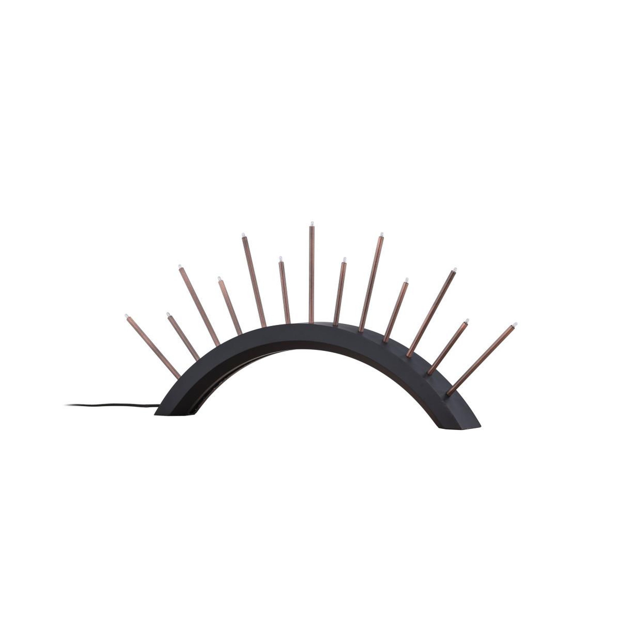Voir la diapositive 5 : Paris Prix Lampe à poser bougeoir  bjornrike  55cm noir