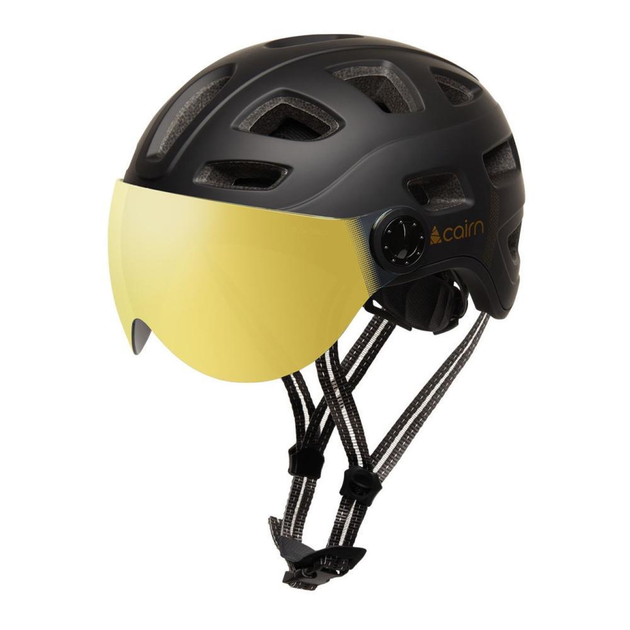 CAIRN Casque de Vélo  Adulte Cairn Quartz Visor Led. Coloris disponibles : Noir