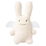 Le Trousselier  Doudou avec Hochet - Ange Lapin Ivoire 18cm (Boîte Cadeau)