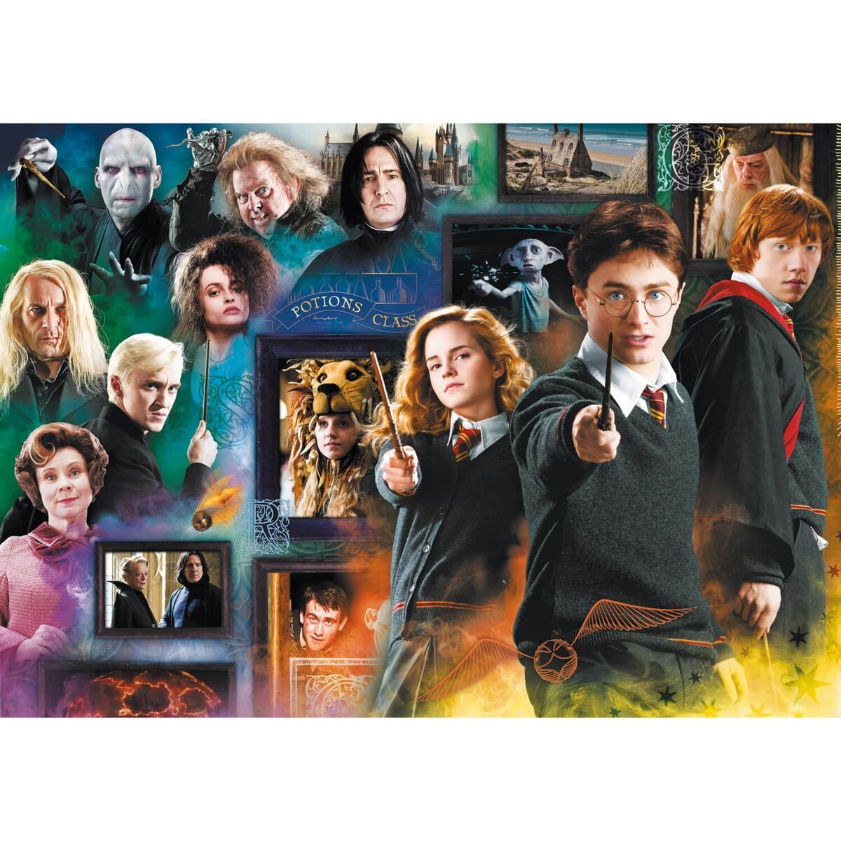 Trefl Puzzle 1000 pièces : Harry Potter - Le Monde des Sorciers