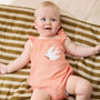 Voir la diapositive 5 : Petit Béguin Lot de 2 bodies bébé à bretelles en éponge Honfleur