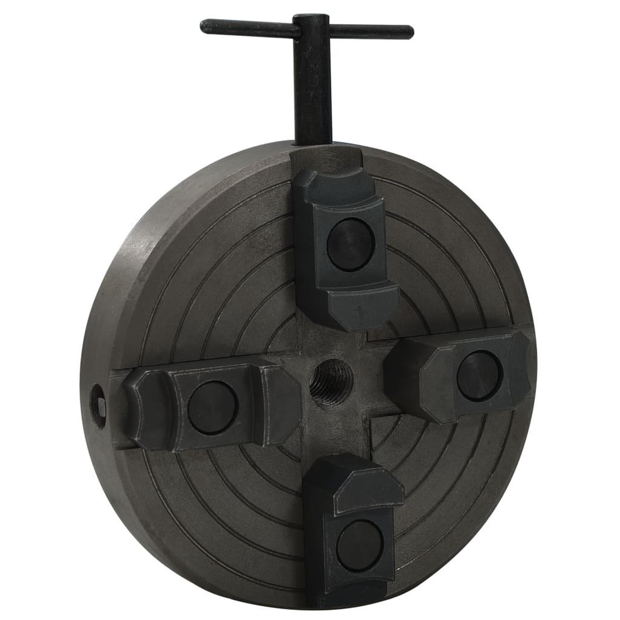 VIDAXL Mandrin a bois a 4 machoires connexion m18 acier noir 150x63 mm