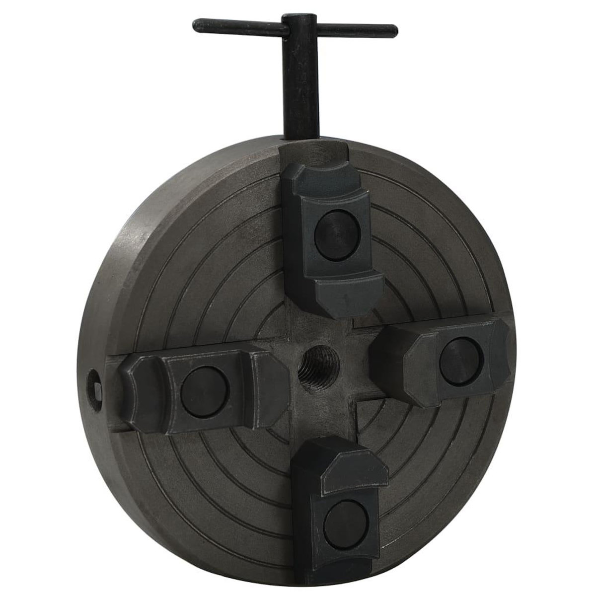 VIDAXL Mandrin a bois a 4 machoires connexion M18 acier noir 150x63 mm
