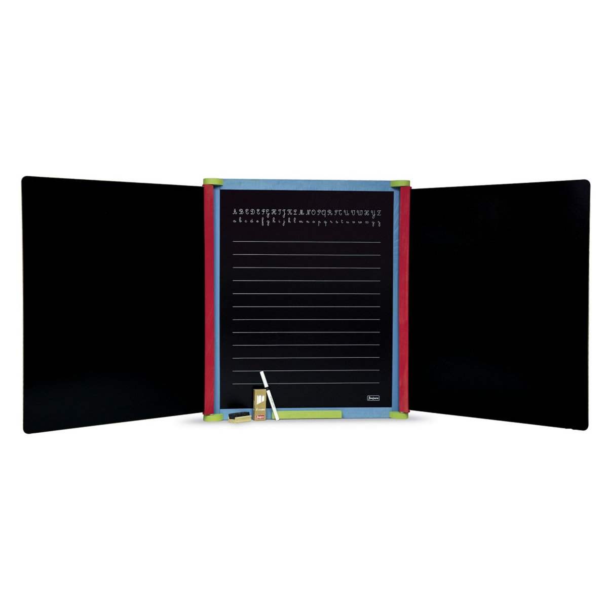 JEUJURA Grand tableau triptyque mural 3 volets en bois