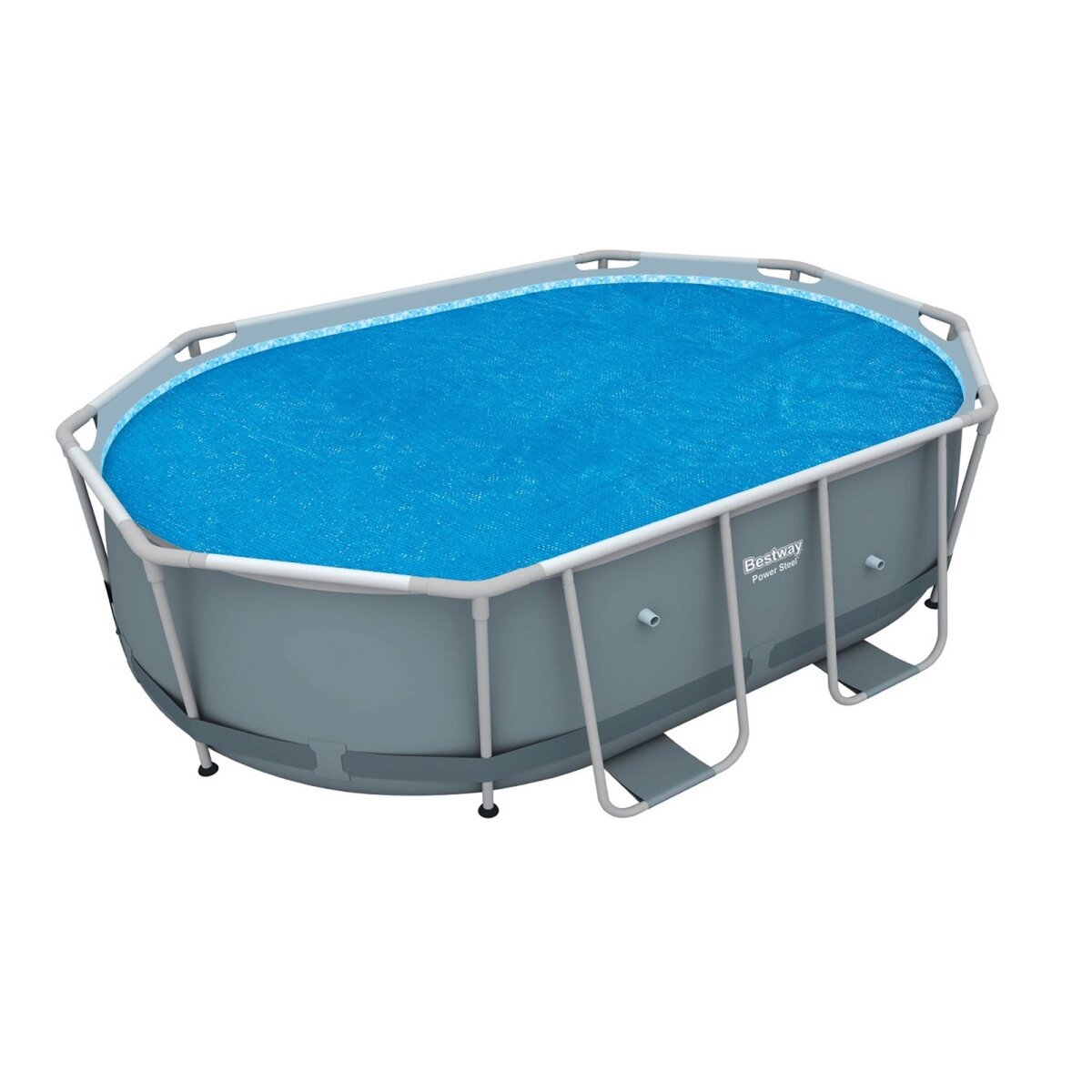 BESTWAY Bâche solaire 404 x 230 cm pour piscine ovale hors sol