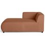 Voir la diapositive 5 : LISA DESIGN Suaro - module d'assise méridienne gauche en tissu texturé