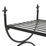 Voir la diapositive 5 : VIDAXL Banc Style vintage Metal 83 x 42 x 55 cm Noir